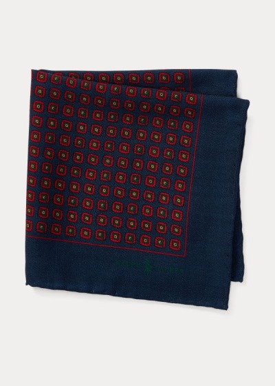 Men's Polo Ralph Lauren Wool Challis Pocket Square | 074265POG